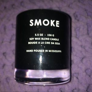 Smoke handpoured soy candle NEW urban outfitters